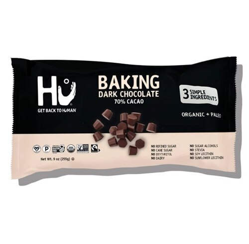 HU Organic Dark Chocolate Baking Gems -- 9 oz