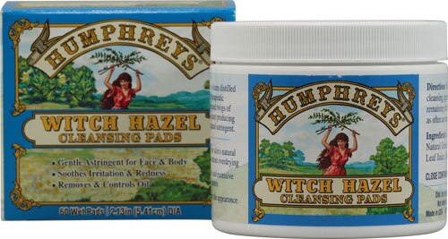 Humphrey's Homeopathic Remedy Witch Hazel Cleansing Pads