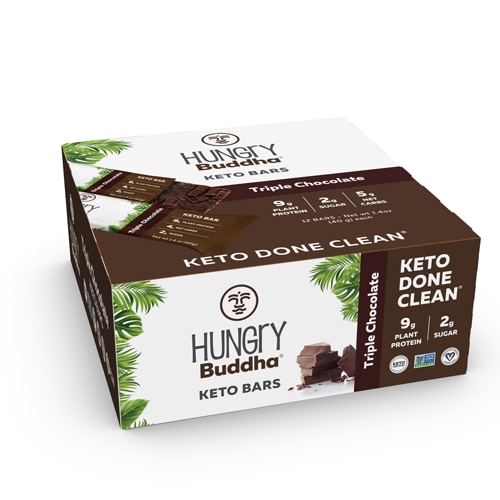 Hungry Buddha Keto Bar Triple Chocolate