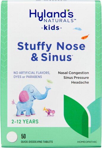 Hyland's 4 Kids Stuffy Nose & Sinus Tablets -- 50 Quick Dissolving Tablets