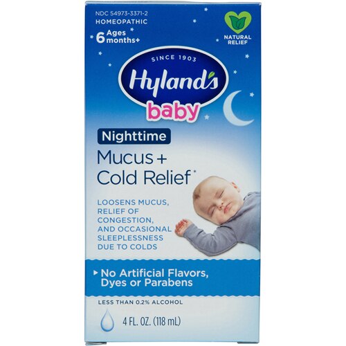 Hyland's Baby Nighttime Mucus plus Cold Relief Original