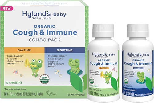 Hyland's Baby Organic Cough & Immune Drops Day + Night Value Pack