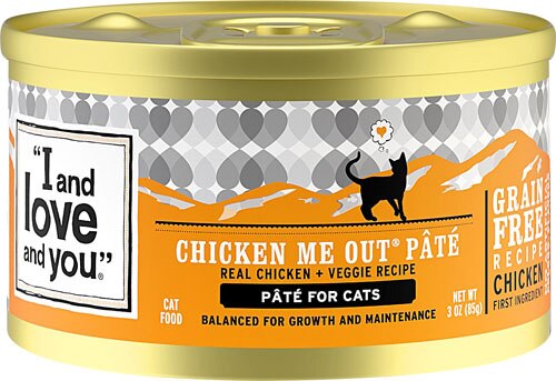 I and Love and You Chicken Me Out Pate Wet Cat Food -- 3 oz Each / Pack of 24