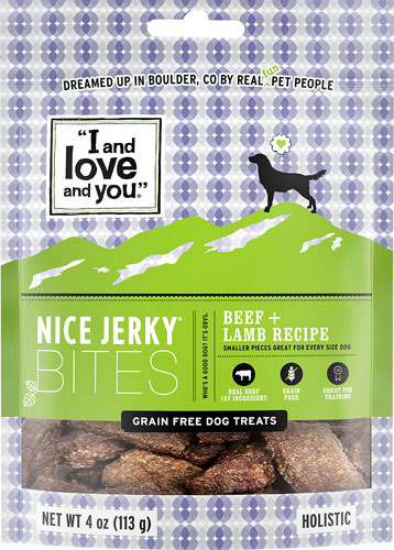 I and Love and You Nice Jerky Bites Beef Lamb Recipe -- 4 oz