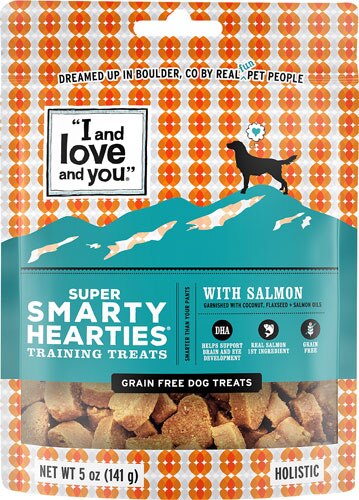 I and Love and You Super Smarty Hearties Salmon