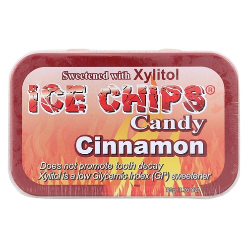 Ice Chips Candy Tin Cinnamon -- 1.76 oz
