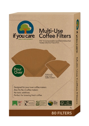 If You Care Coffee Filters Multi-Use No. 4 + Pour-Over
