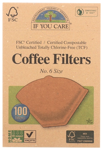 If You Care Coffee Filters Unbleached & Chlorine-Free 100 Filters