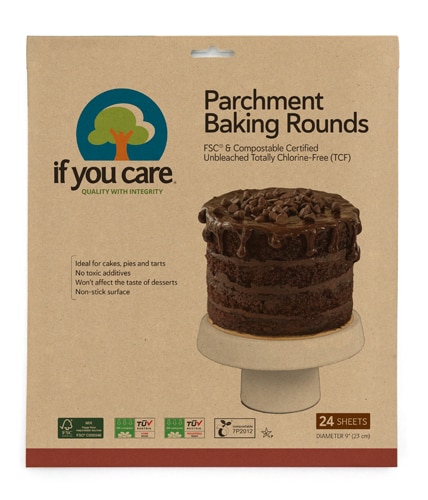 If You Care Parchment Baking Rounds Unbleached Chlorine-Free 9 Inch