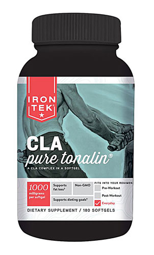 Iron-Tek CLA Pure Tonalin® -- 1000 mg - 180 Softgels