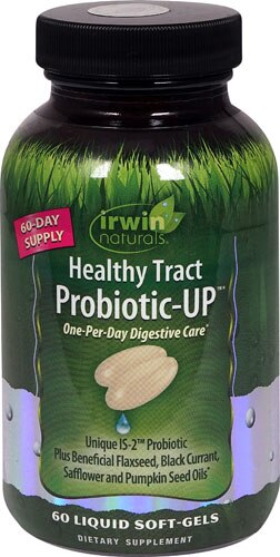 Irwin Naturals Healthy Tract Probiotic-UP™ -- 60 Liquid Softgels