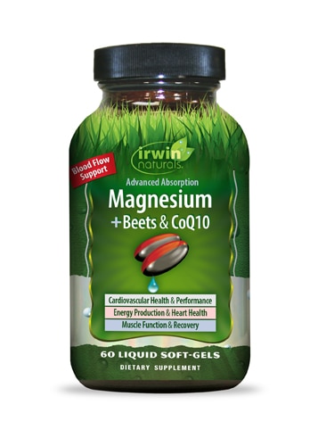 Irwin Naturals Magnesium + Beets & CoQ10