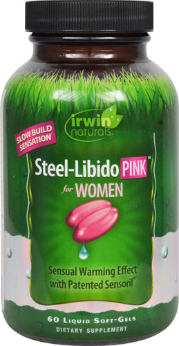 Irwin Naturals Steel-Libido Pink™ for Women -- 60 Liquid Softgels
