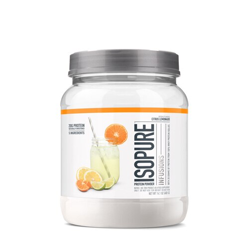 Isopure Infusions Protein Powder Citrus Lemonade