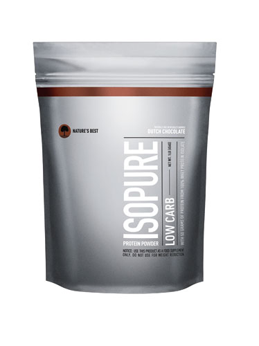 Isopure Plant-Based Pea & Brown Rice Protein Powder Dutch Chocolate -- 20 Servings