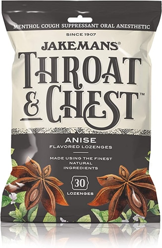 Jakemans Lozenge Throat & Chest Anise