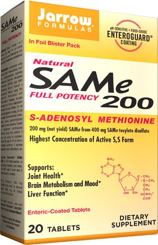 Jarrow Formulas Bone & Joint SAMe -- 200 mg - 20 Tablets