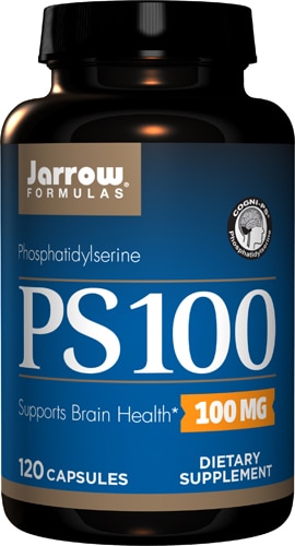 Jarrow Formulas Brain Health Phosphatidylserine PS -- 100 mg - 120 Capsules