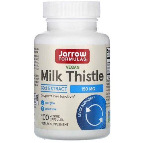 Jarrow Formulas Digestive Milk Thistle -- 150 mg - 100 Veggie Caps