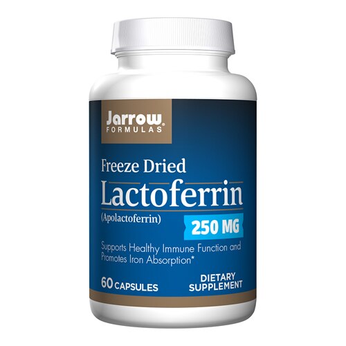 Jarrow Formulas Freeze Dried Lactoferrin -- 250 mg - 60 Capsules