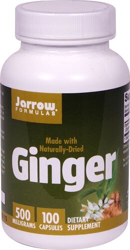 Jarrow Formulas Ginger -- 500 mg - 100 Capsules