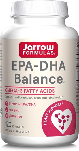 Jarrow Formulas Heart Health EPA-DHA Balance Odorless -- 120 Softgels