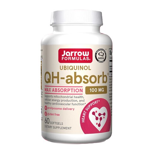 Jarrow Formulas Heart Health QH absorb -- 100 mg - 60 Softgels
