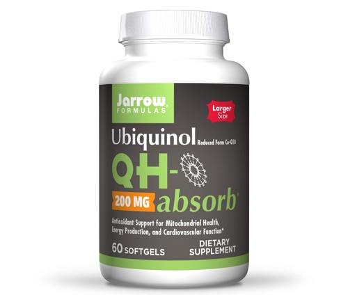 Jarrow Formulas Heart Health QH absorb -- 200 mg - 60 Softgels