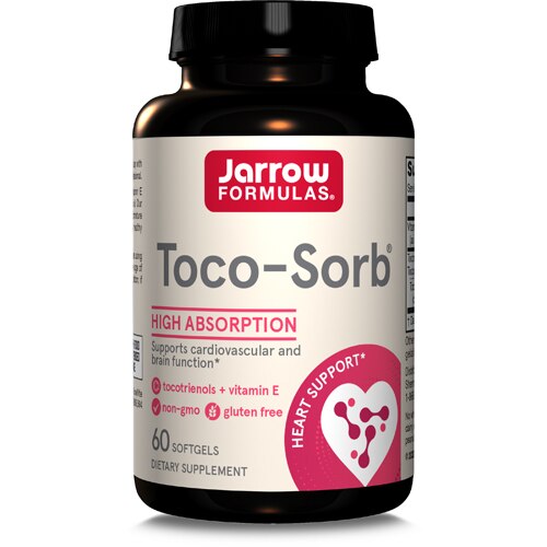 Jarrow Formulas Heart Health Toco-Sorb -- 60 Softgels