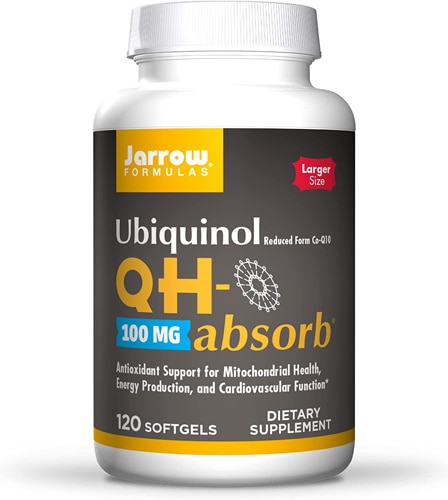 Jarrow Formulas Ubiquinol QH-absorb -- 100 mg - 120 Softgels