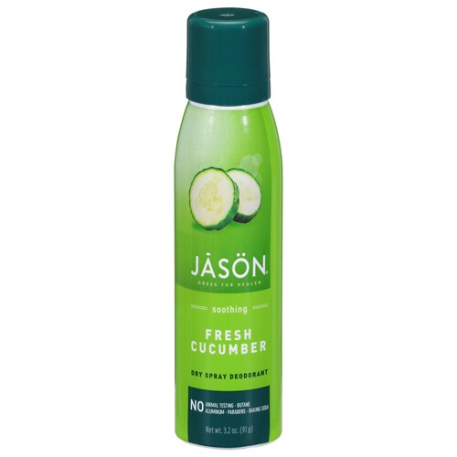 Jason Dry Spray Deodorant Fresh Cucumber -- 3.2 fl oz