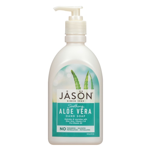 Jason Hand Soap Soothing Aloe Vera -- 16 fl oz