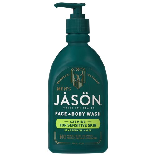 Jason Men's Calming 2-in-1 Face + Body Wash -- 16 fl oz