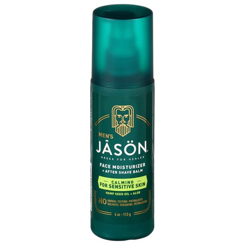 Jason Men's Calming Face Moisturizer & After Shave Balm -- 4 oz