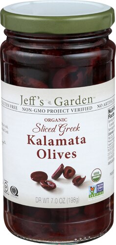 Jeff's Naturals Organic Kalamata Olives -- 7 oz