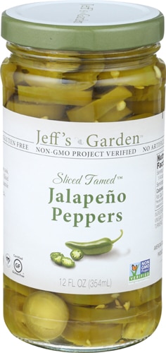 Jeff's Naturals Sliced Tamed Jalapeno Peppers
