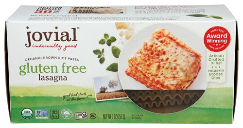 Jovial Organic Brown Rice Pasta Lasagna Gluten Free