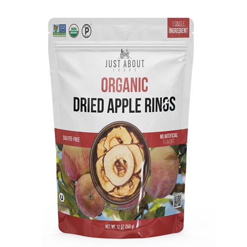 Just About Foods Organic Dried Apple Rings