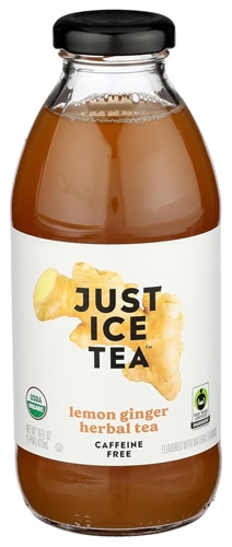 Just Ice Tea Organic Herbal Tea Lemon Ginger