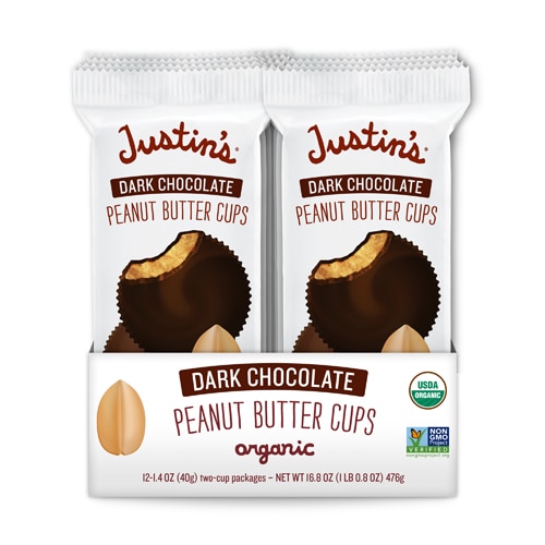 Justin's Organic Dark Chocolate Peanut Butter Cups