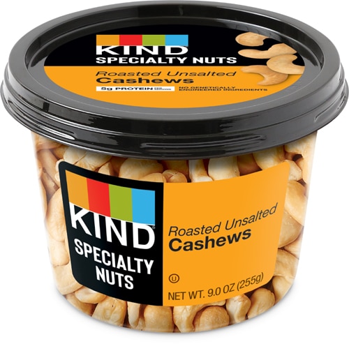 KIND Cashews Roasted Unsalted -- 9 oz
