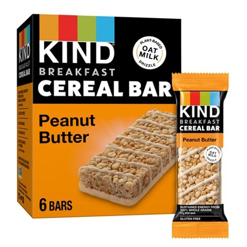 KIND Oatmilk Drizzle Cereal Bar Peanut Butter