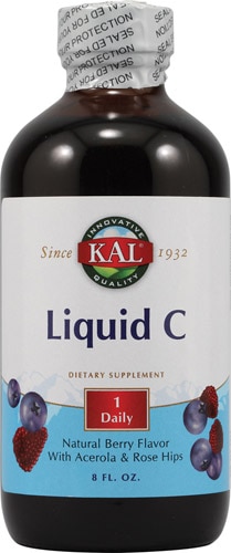 Kal Liquid C Natural Berry -- 300 mg - 8 fl oz