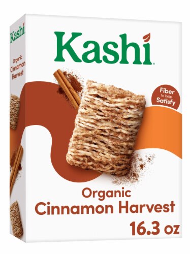 Kashi Organic Whole Wheat Biscuit Cereal Cinnamon Harvest -- 16.3 oz