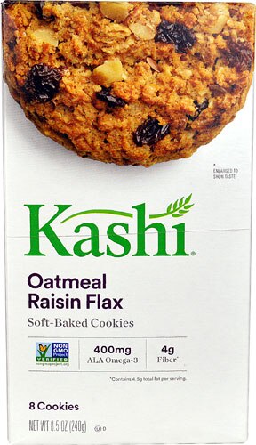 Kashi Soft-Baked Cookies Oatmeal Raisin Flax -- 8.5 oz