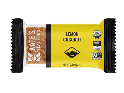 Kate's Real Food Organic Energy Bar Lemon Coconut