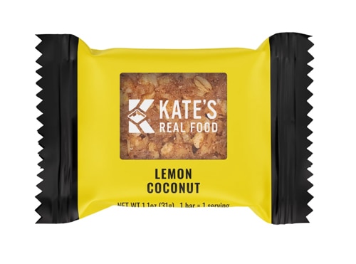 Kate's Real Food Organic Mini Energy Bar Lemon Coconut