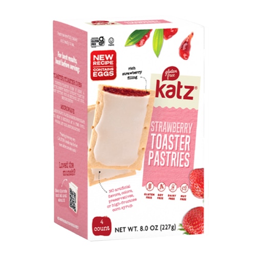 Katz Gluten Free Toaster Pastries Strawberry