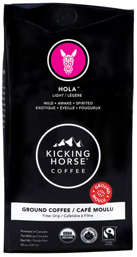 Kicking Horse Coffee  Ground Coffee Light Hola -- 10 oz