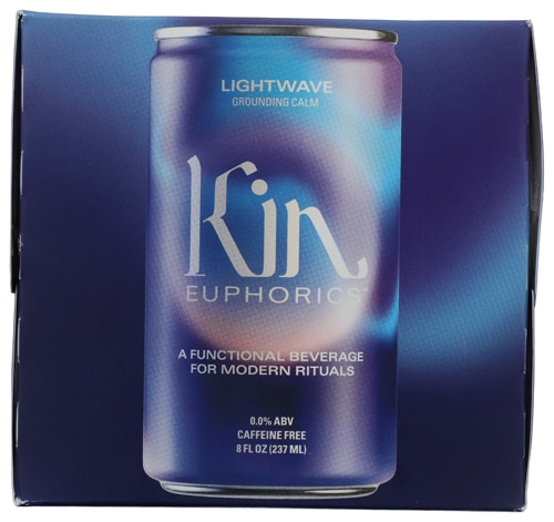Kin Euphorics Non-Alcoholic Functional Beverage Caffeine Free Lightwave